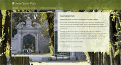 Desktop Screenshot of keesscher-park.de