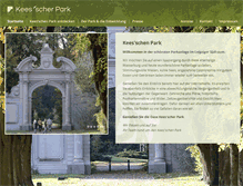 Tablet Screenshot of keesscher-park.de